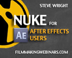 Steve Wright's "Nuke for After Effects Users" webinar sponsored by The Foundry is now an on-demand archive!